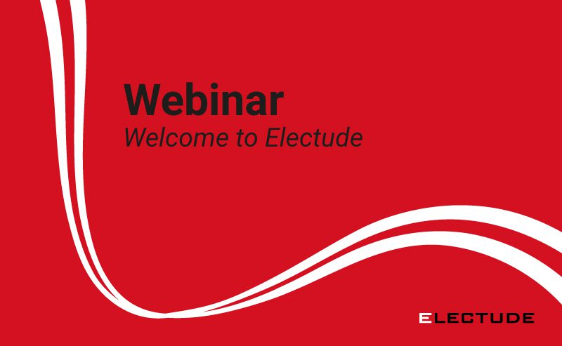 YouTube thumbnail Webinar: Welcome to Electude